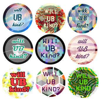WILL UB KIND Stickers